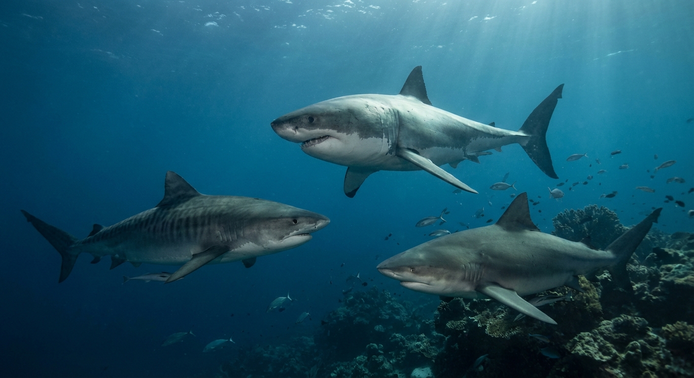 Great white, tiger, bull shark: which one is truly the most dangerous… the answer is unsettling